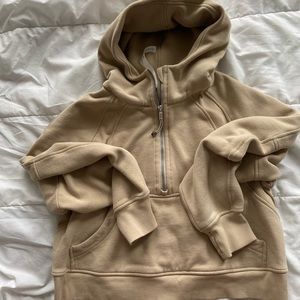 Lululemon Oversized Scuba HalfZip Crop Trench M/L